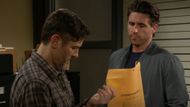 Chance arrests and books Daniel for Heather's murder | Image source: CBS